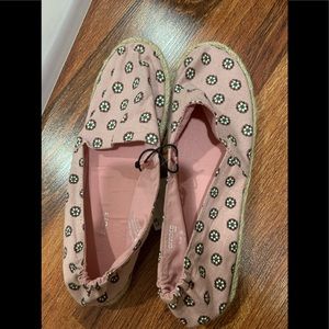 Divided Canvas Slip on